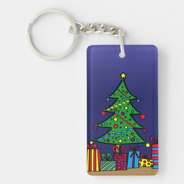 Christmas tree key ring (Front)