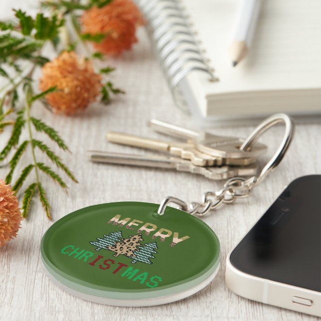 Christmas Tree  Key Ring (Front Right)
