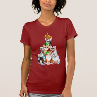Christmas Tree Kittens  T-Shirt