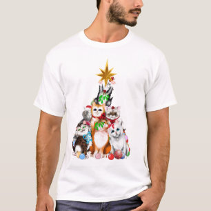 Christmas Tree Kittens T-Shirt