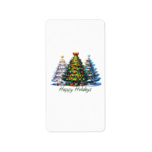 Christmas tree label