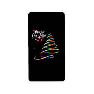 Christmas Tree Label