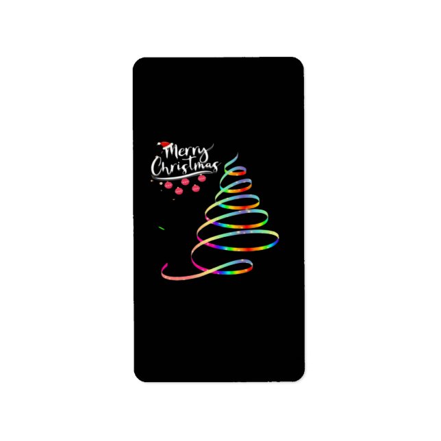  Christmas Tree   Label (Front)