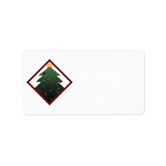 Christmas Tree Label (Front)