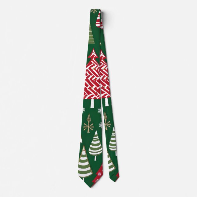 christmas tree land tie (Front)