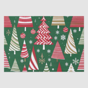 christmas tree land tissue paper