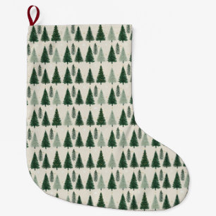 Christmas Tree Large Christmas Stocking