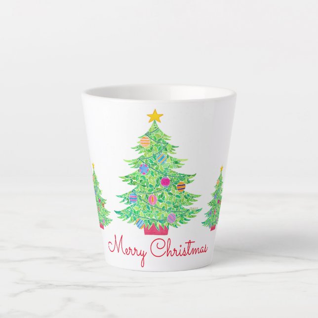 Christmas Tree Latte Mug (Front)