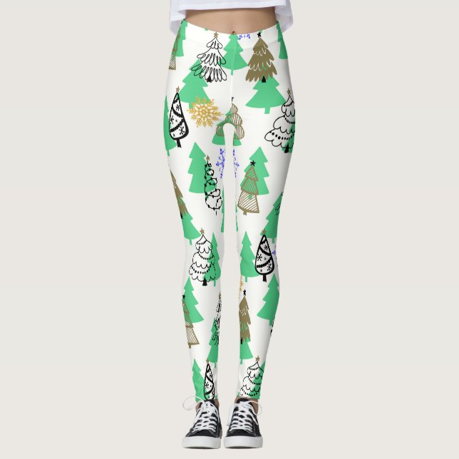 Christmas Tree Leggings (Front)