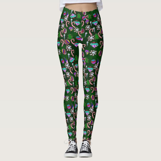 Christmas Tree Leggings (Front)