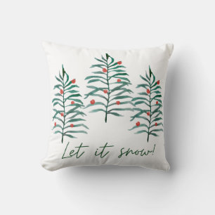 Christmas tree - Let it snow Cushion