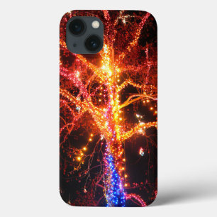 Christmas Tree Lights Abstract iPhone 13 Case