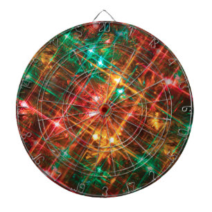 christmas tree lights dartboard