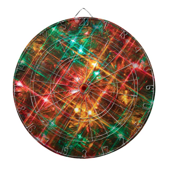 christmas tree lights dartboard (Front)