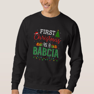 Christmas Tree Lights Decor Cool First Christmas A Sweatshirt