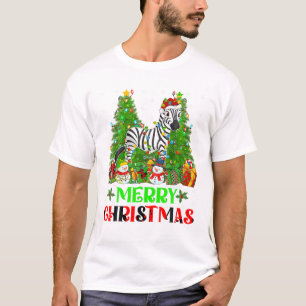 Christmas Tree Lights Family T-Shirt