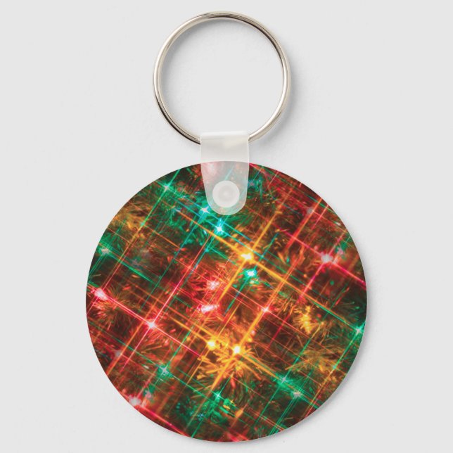 christmas tree lights key ring (Front)