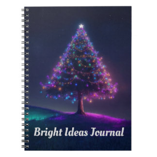 Christmas Tree Lights Notebook