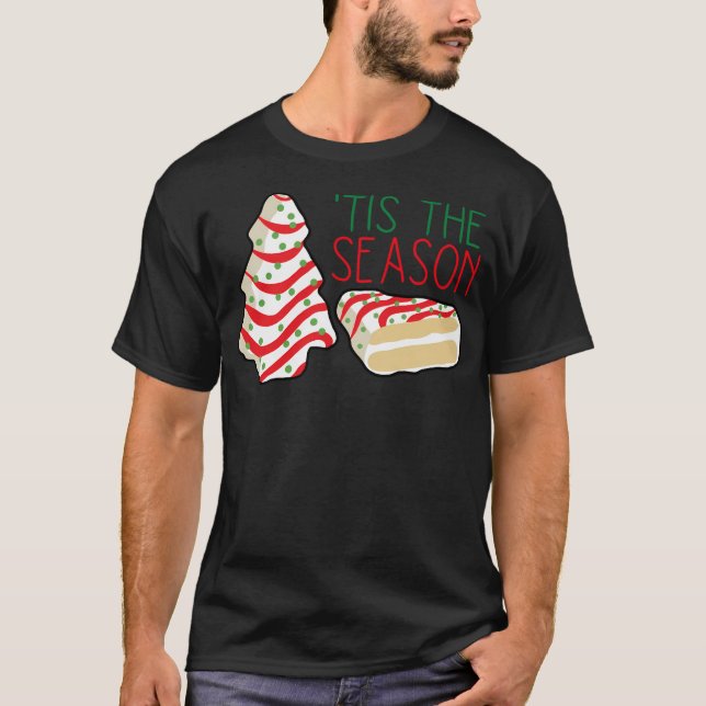 Christmas Tree Little Debbie Cake T-Shirt (Front)