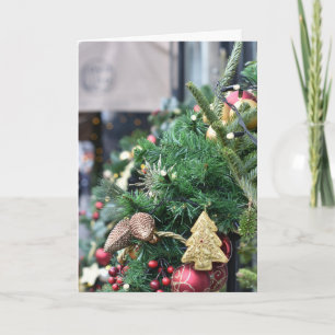 Christmas Tree London Festive Season Photography Card