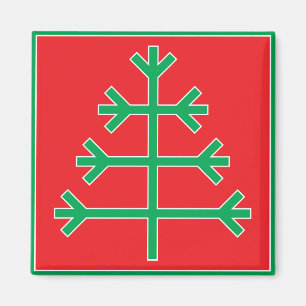 Christmas tree magnet