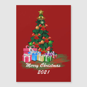 Christmas Tree Magnetic Card