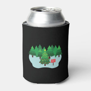 Christmas tree market can cooler