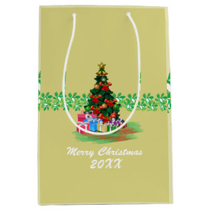 Christmas Tree  Medium Gift Bag