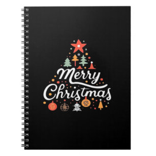 Christmas Tree Merry Christmas Classic Notebook