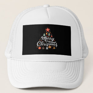 Christmas Tree Merry Christmas Classic Trucker Hat