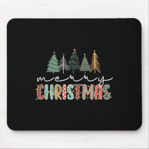 Christmas Tree Merry Christmas For Women Girls  Mouse Pad