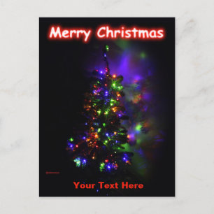 Christmas Tree - Merry Christmas Postcard