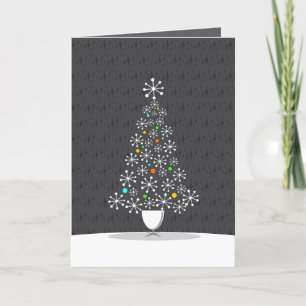 Christmas Tree - Minimalist Stars Holiday Card