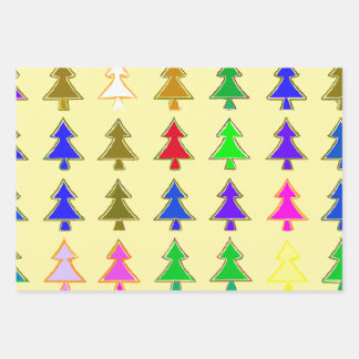 Christmas tree Modern wrapping paper