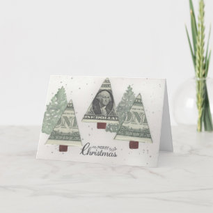 Christmas Tree Money Holder Card