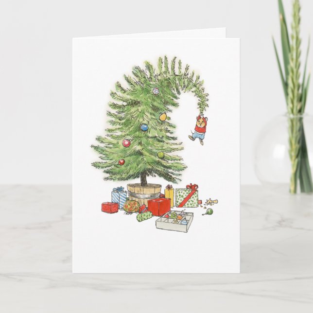 Christmas Tree Mouse Card (Front)