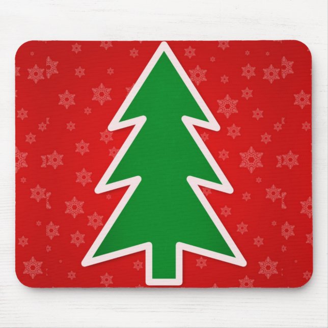 Christmas Tree Mouse Pad (Front)