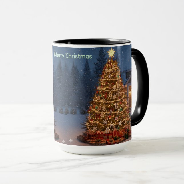 Christmas Tree Mug (Front Right)