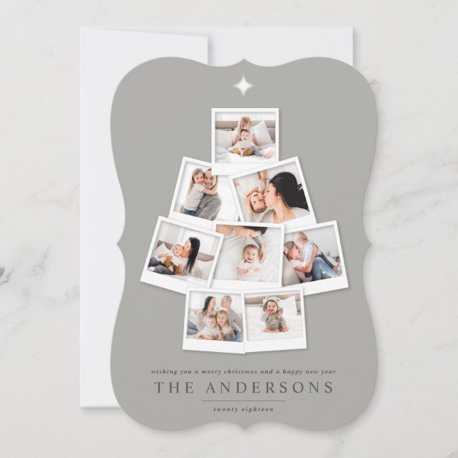 Christmas tree multi photo holiday (Front)