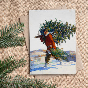 Christmas Tree    N.C. Wyeth Holiday Card
