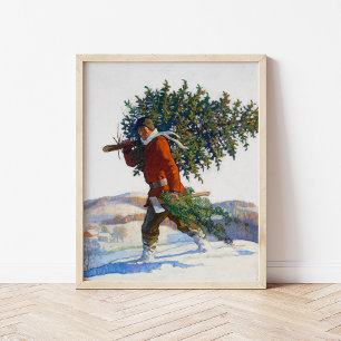 Christmas Tree    N.C. Wyeth Poster