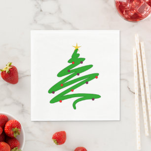 Christmas Tree Napkin