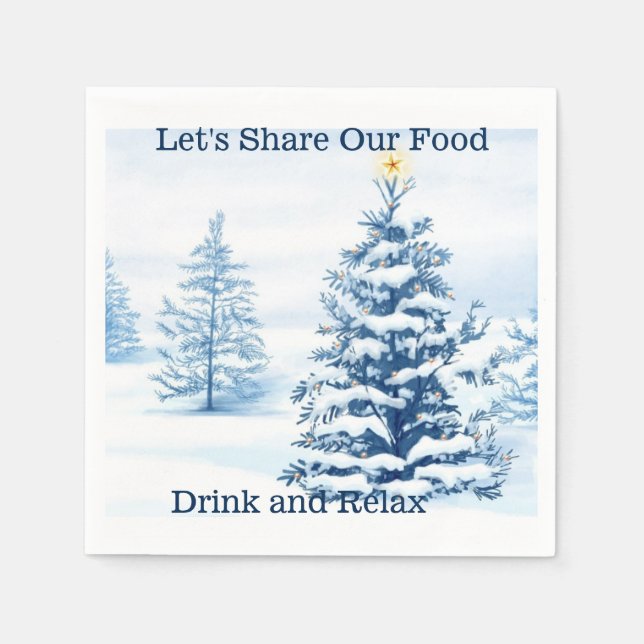 Christmas Tree Napkin (Front)