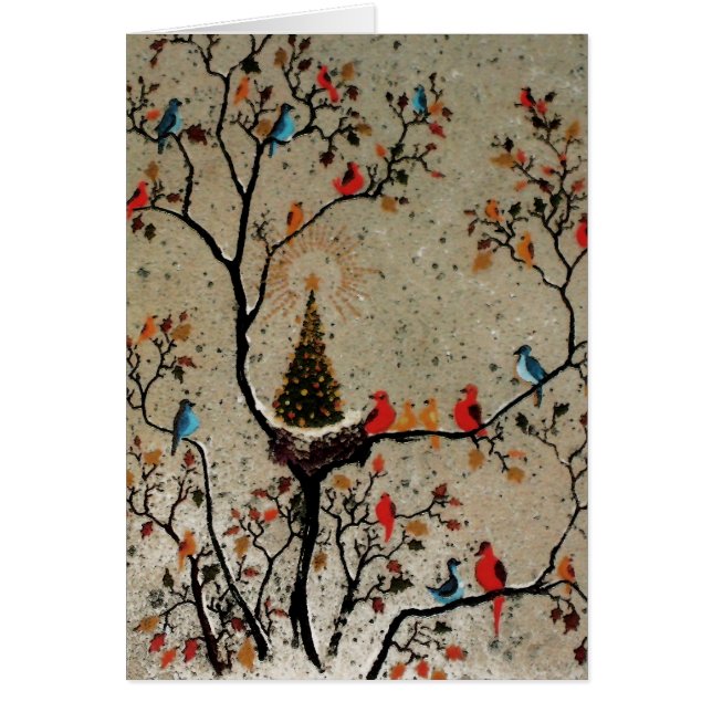 Christmas Tree Nest ~ Card (Front)