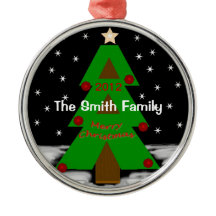 Christmas Tree Night - Personalise Ornament