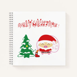 Christmas tree notebook