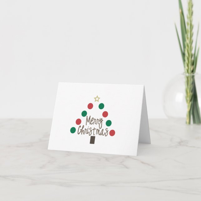 Christmas Tree Notecard (Front)