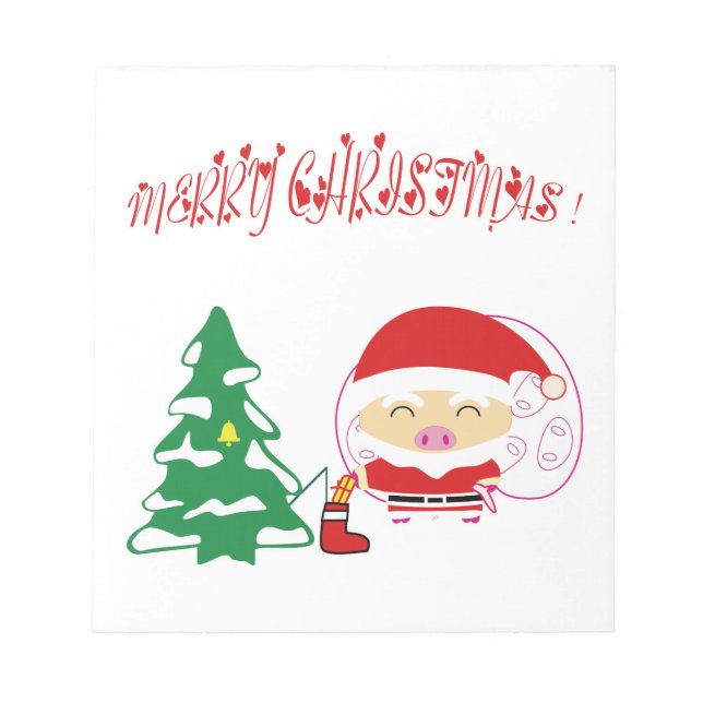 Christmas tree notepad (Front)