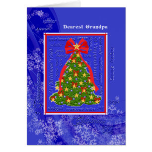 Christmas Tree O Tannenbaum Snowflakes for Grandpa