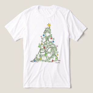 Christmas Tree of Kitties by Sandra Boynton Tri-Blend Shirt